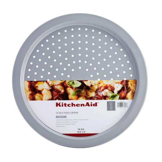 KitchenAid Non-Stick Pizza Crisper in Silver | Michaels